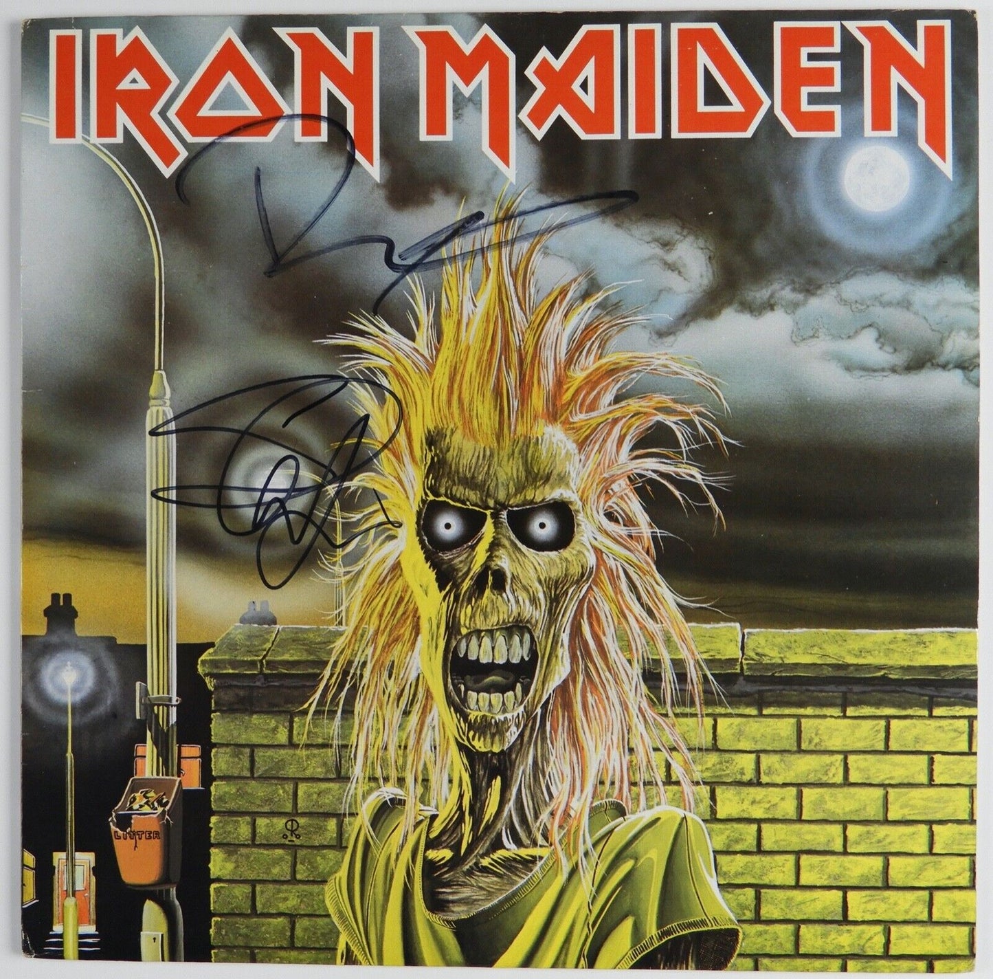 Iron Maiden JSA Signed Autograph Album Record Vinyl Coal Miner's Daughter