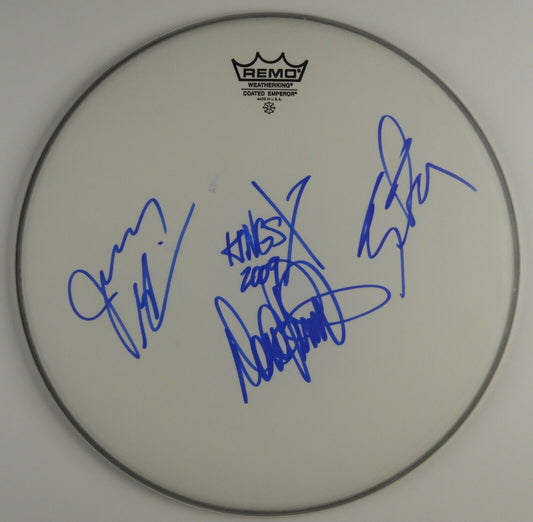 Kings X Autograph Signed Drum Head REAL COA 13" Fully Signed Doug Pinnick