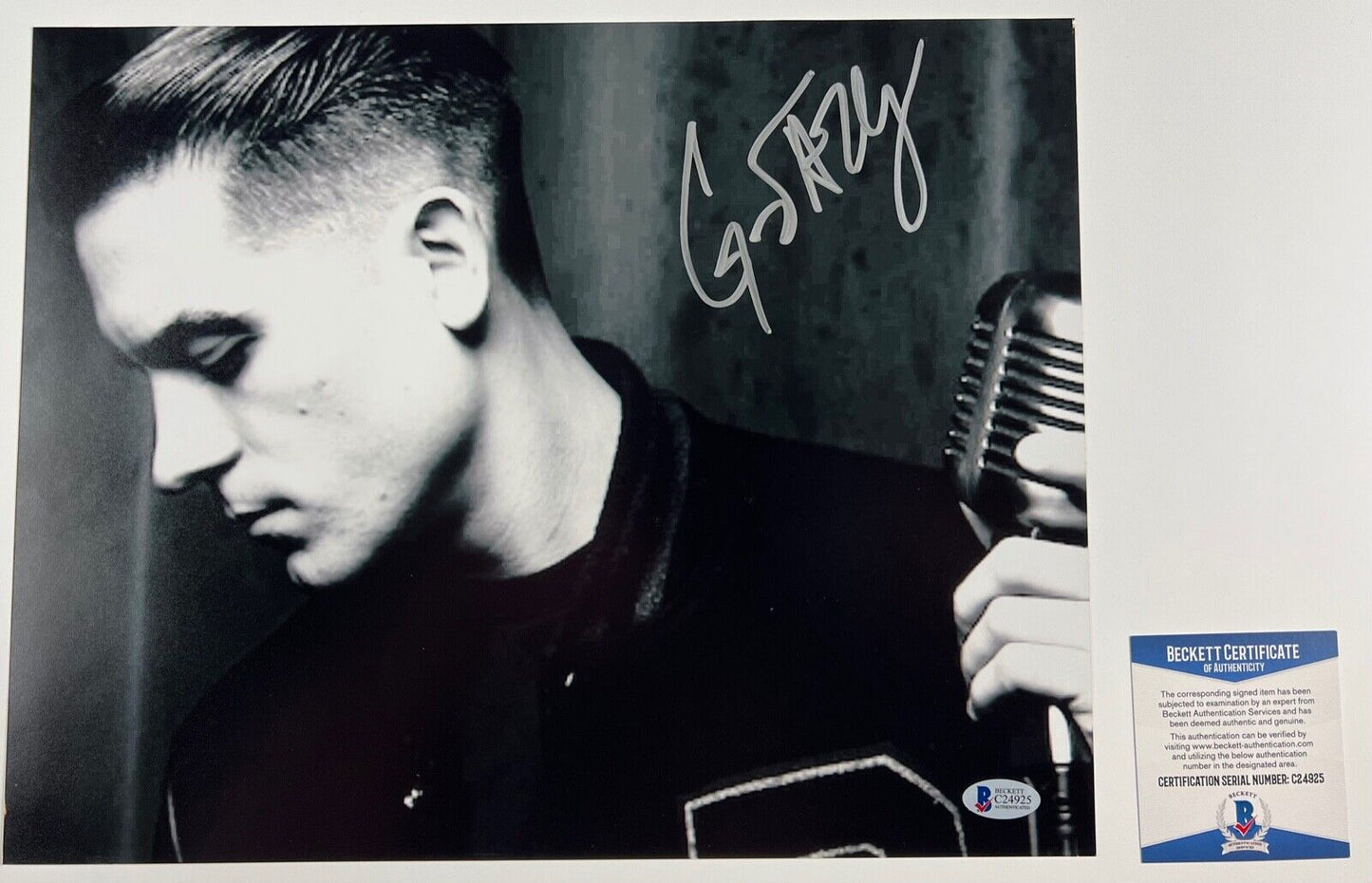 G-Eazy Signed Autograph Beckett COA 11 x 14 photo