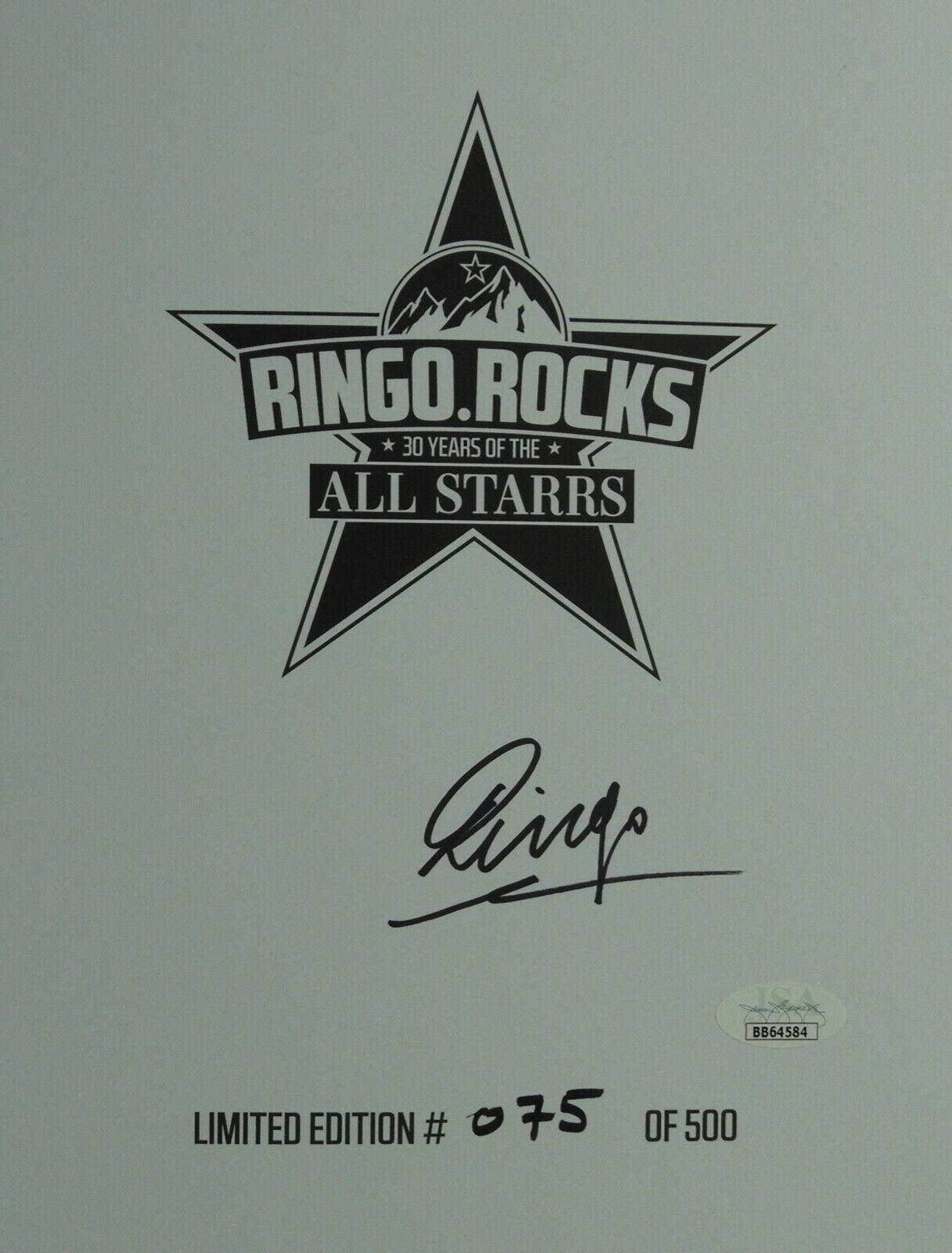 Ringo Starr The Beatles JSA Autograph Signed Book All Starrs