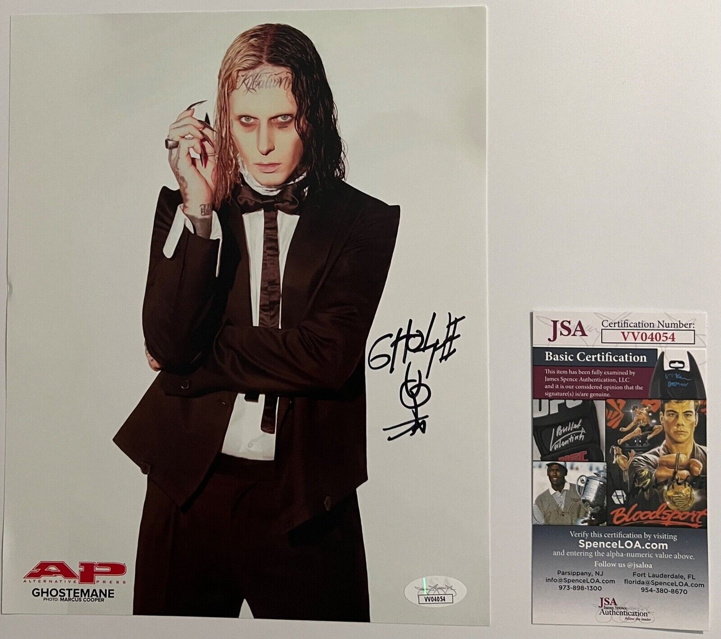 Ghostemane JSA Signed Autograph 8 x 10 Photo