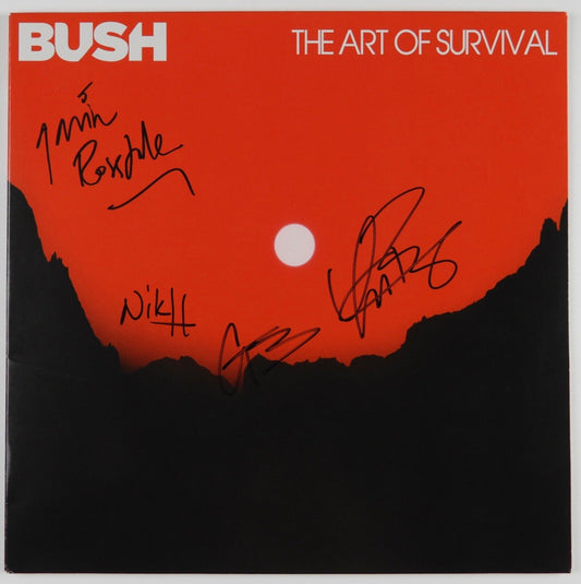 Bush JSA Fully Signed Autograph Album Record The Art Off Survival