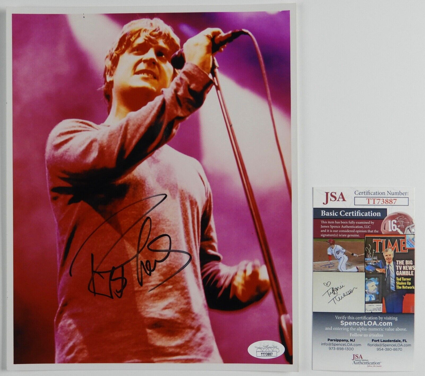 Rob Thomas Signed Autograph JSA COA 8 x 10 photo Matchbox Twenty