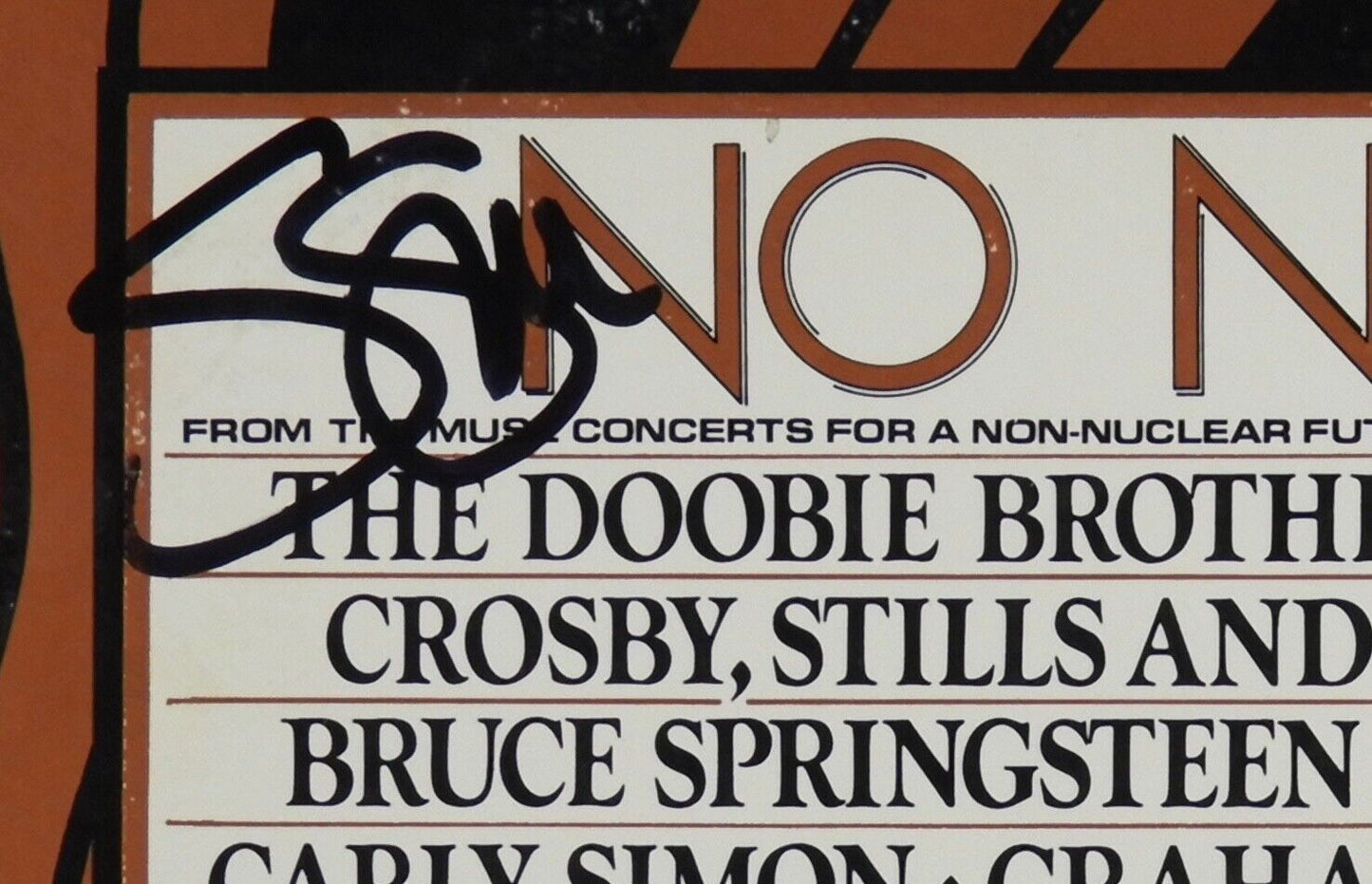 Bruce Springsteen JSA Autograph Signed No Nukes Vinyl Album Vinyl Plus Others