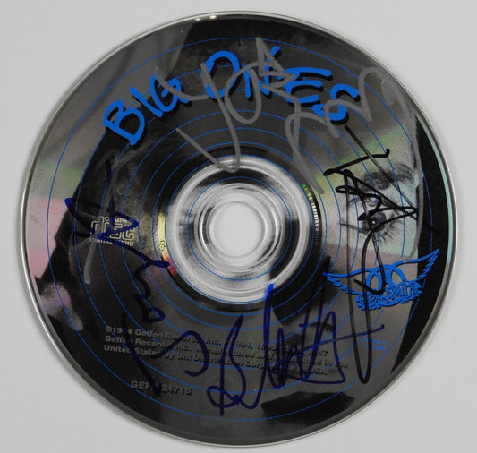 Aerosmith JSA Fully Autograph Signed CD Steven Tyler Joe Perry +