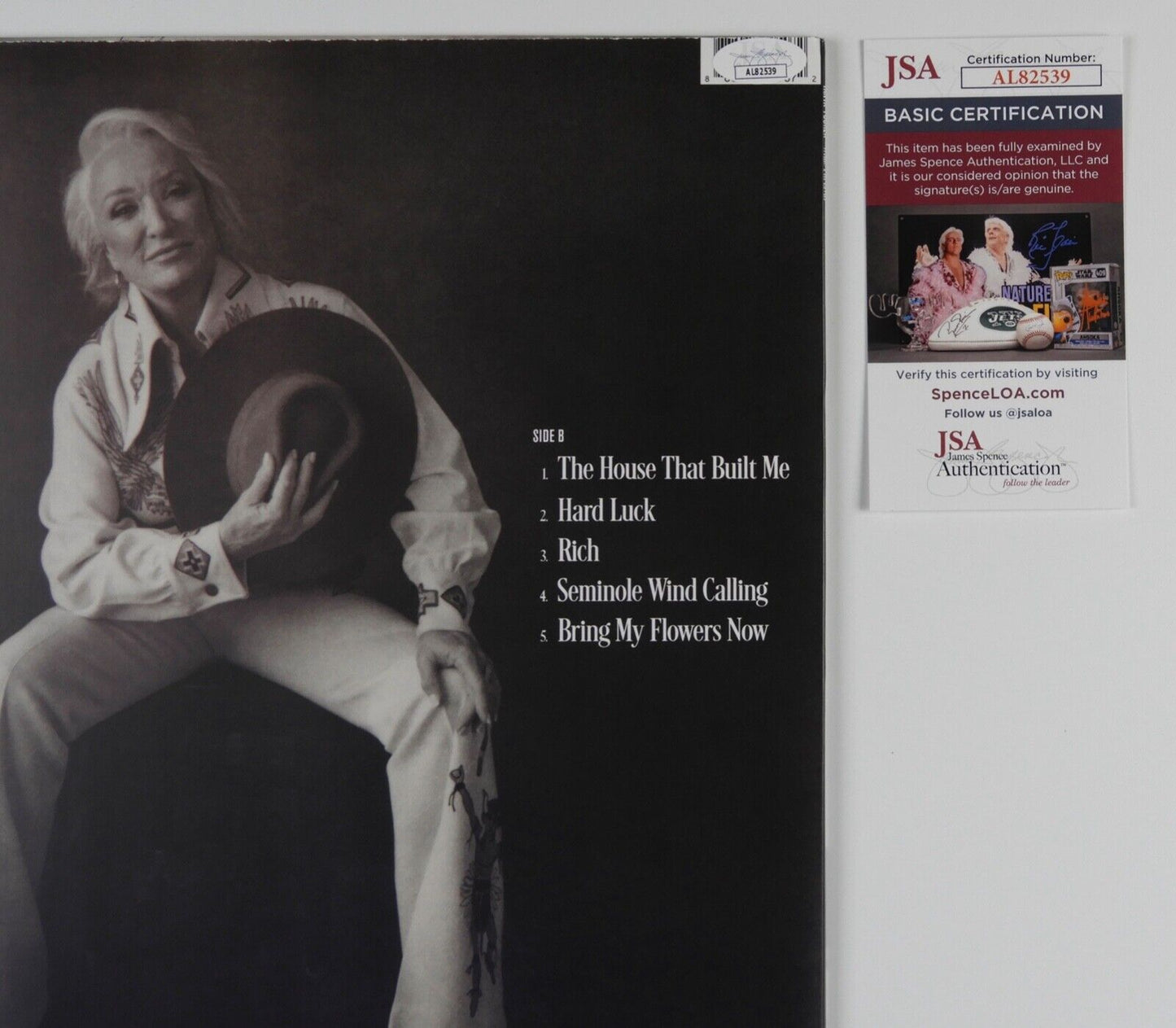 Tanya Tucker JSA Signed Autograph Record Album While I'm Livin'