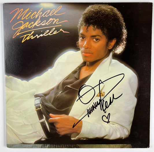 Quincy Jones Signed Autograph Album Vinyl Thriller Epperson REAL Michael Jackson