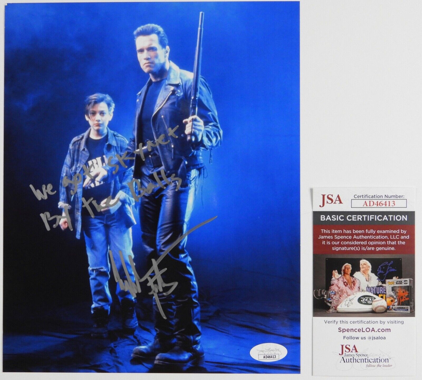 Edward Furlong JSA Signed Autograph Photo 8 x 10 Terminator 2