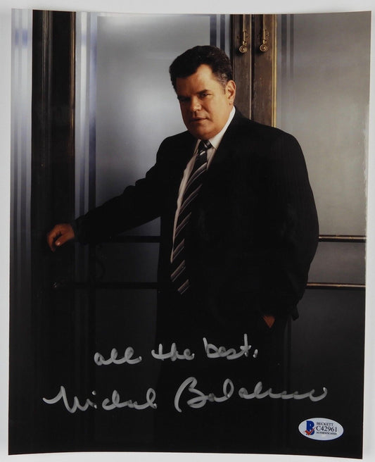Michael Badalucco signed autograph photo 8 x 10 BAS COA Beckett