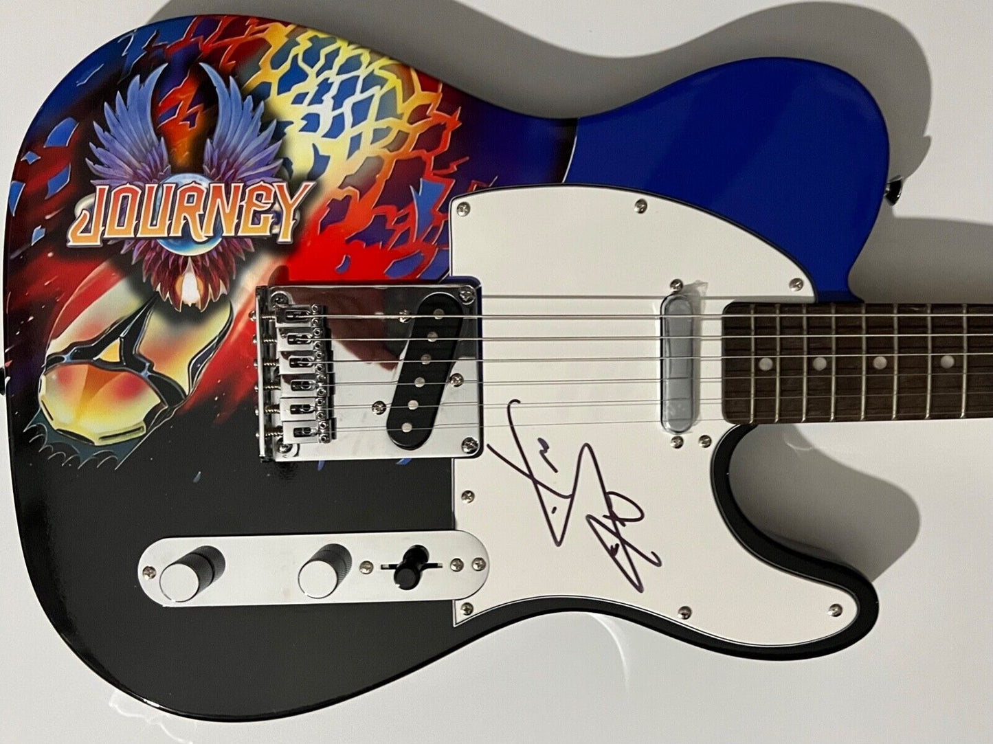Steve Perry Journey Signed Guitar Autograph Fender Telecaster Epperson REAL