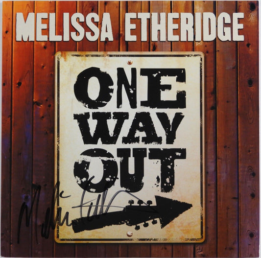 Melissa Etheridge JSA Signed Autograph Album Record One Way Out