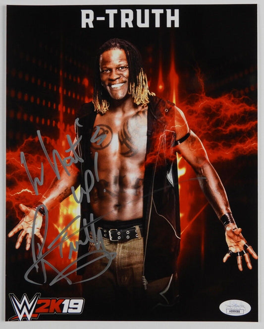 R Truth JSA Signed Autograph Photo 8 x 10 WWE