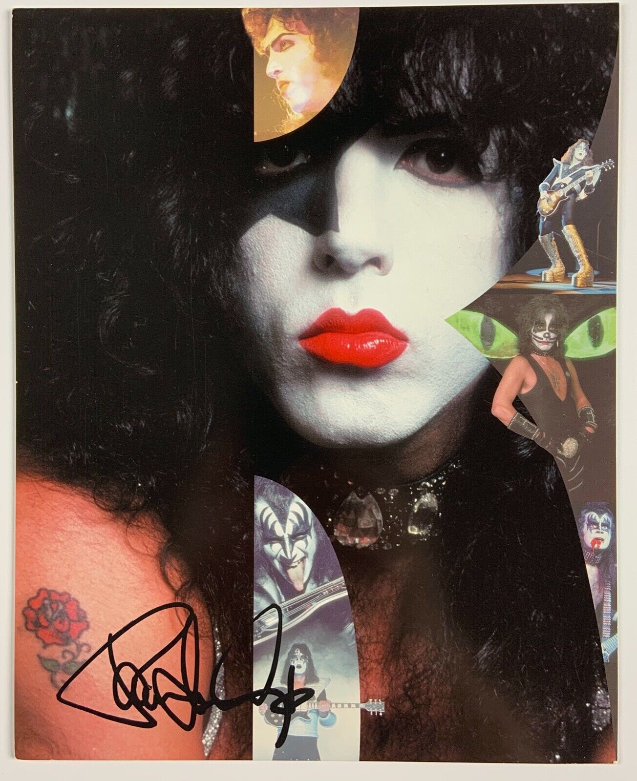 KISS Signed Autograph Photos Paul Stanley Gene Simmons Ace Peter Epperson REAL