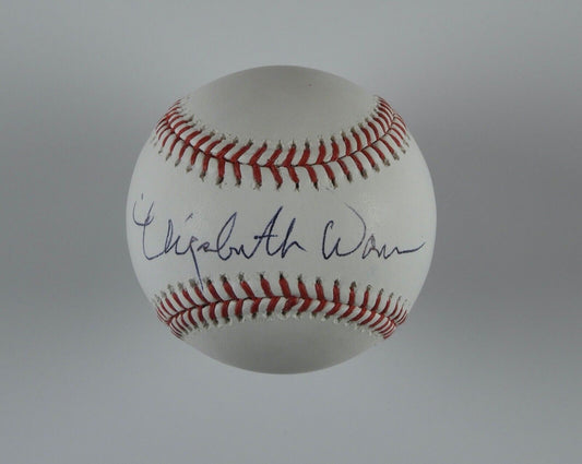 Senator Elizabeth Warren Autographed Signed Baseball JSA COA