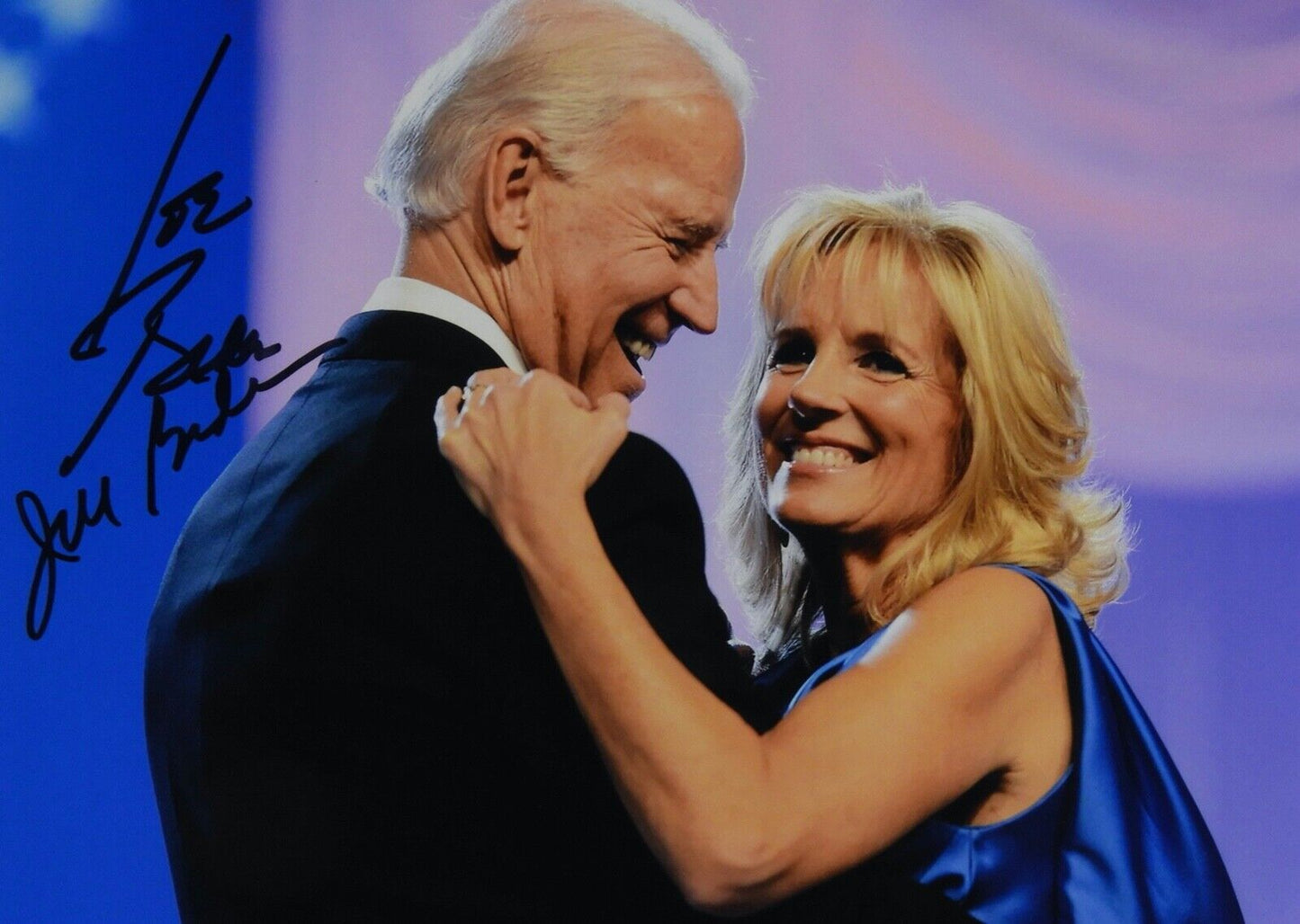 Joe Biden and Jill 46th President JSA Autograph Signed Photo COA 8 x 10