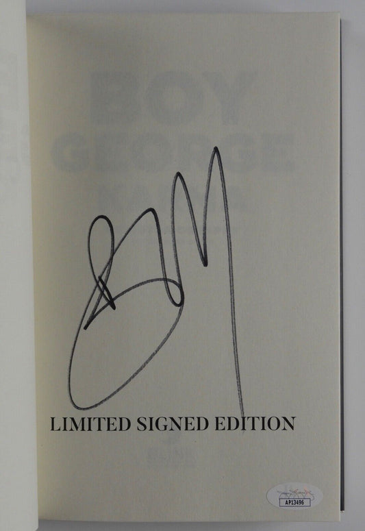 Boy George JSA Autograph Signed Book Karma Culture Club