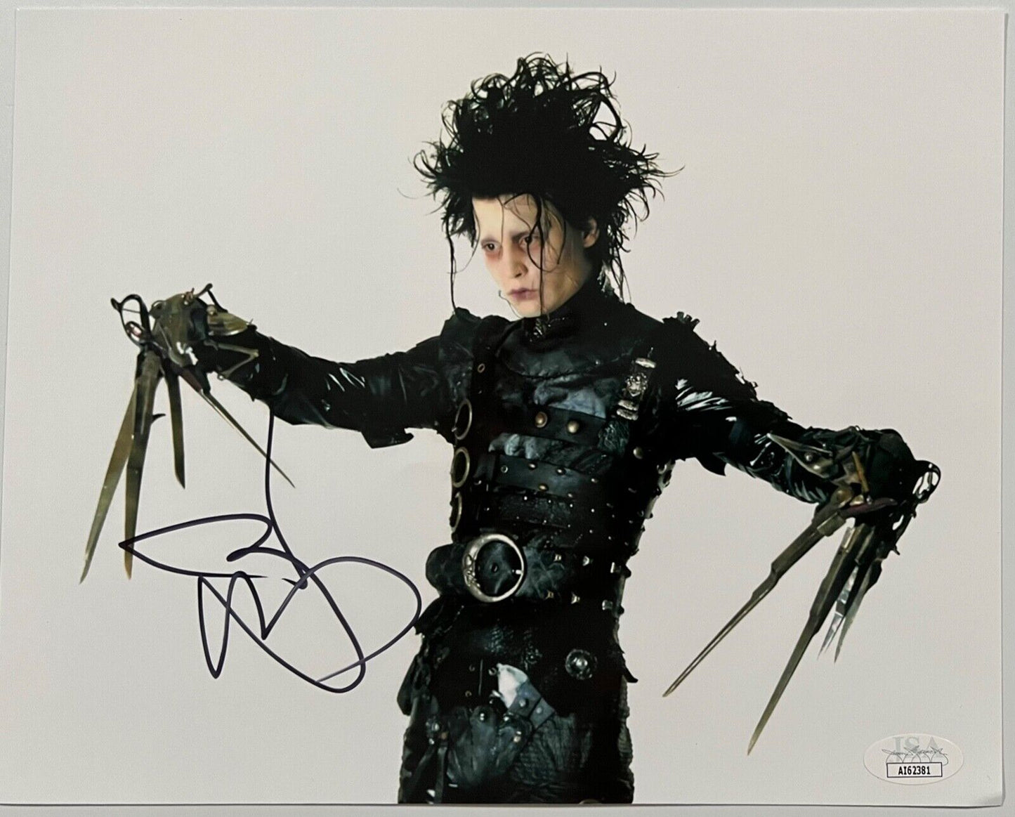 Johnny Depp JSA Signed Autograph 8 x 10 photo Edward Scissorhands