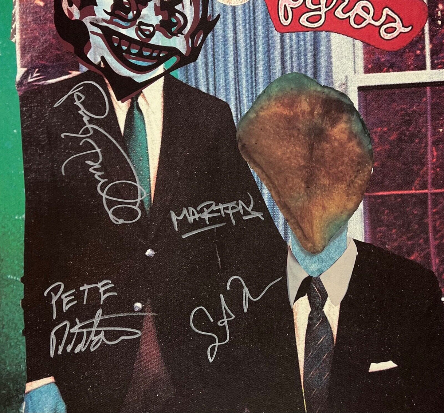 Porno For Pyros Fully JSA Signed Autograph Lithograph Poster LA July 7 2022