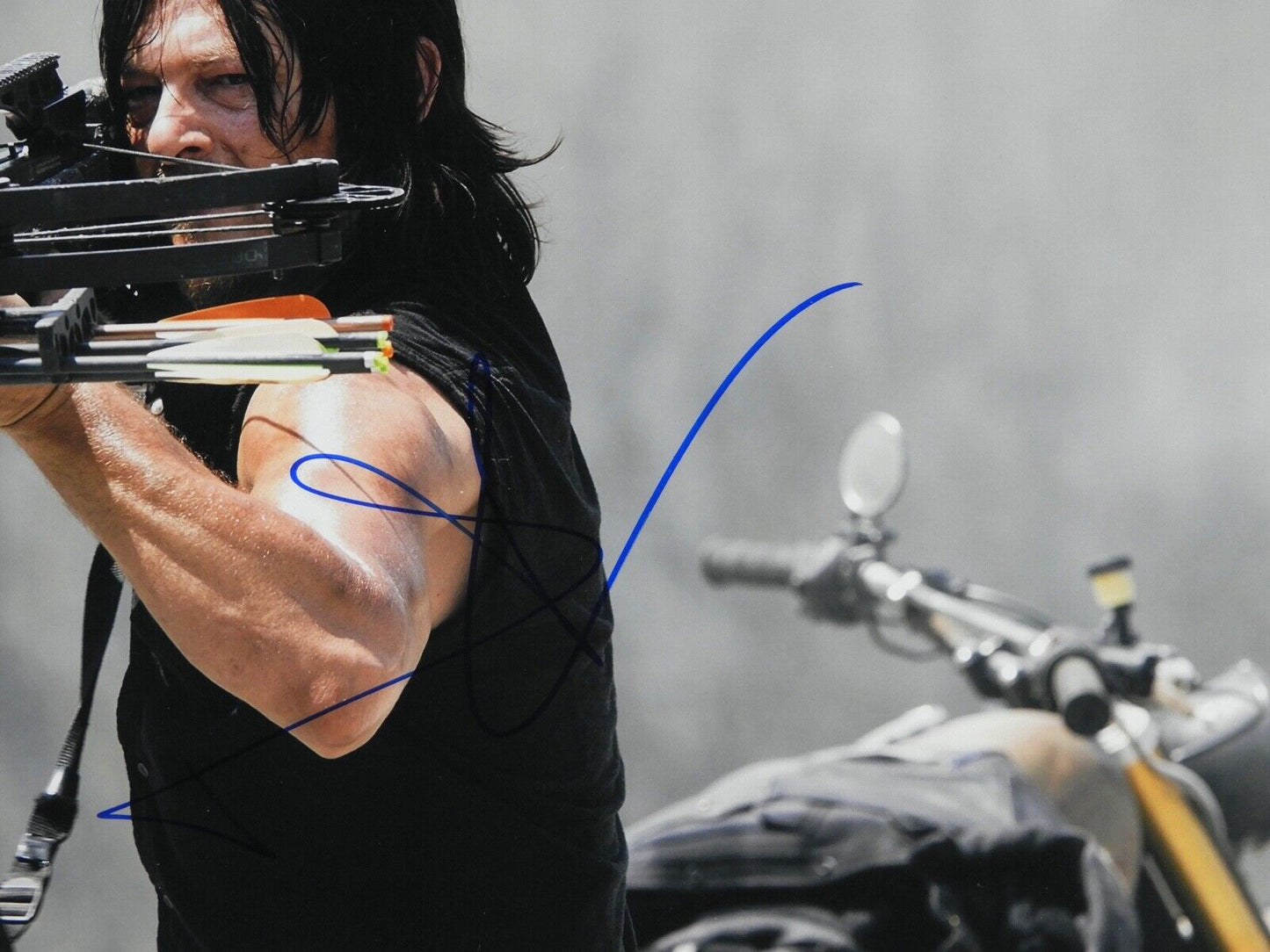 Norman Reedus The Walking Dead JSA Signed Autograph Photo 11 x 14