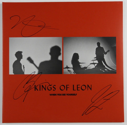 Kings Of Leon JSA Signed Autograph Record Album When You See Yourself