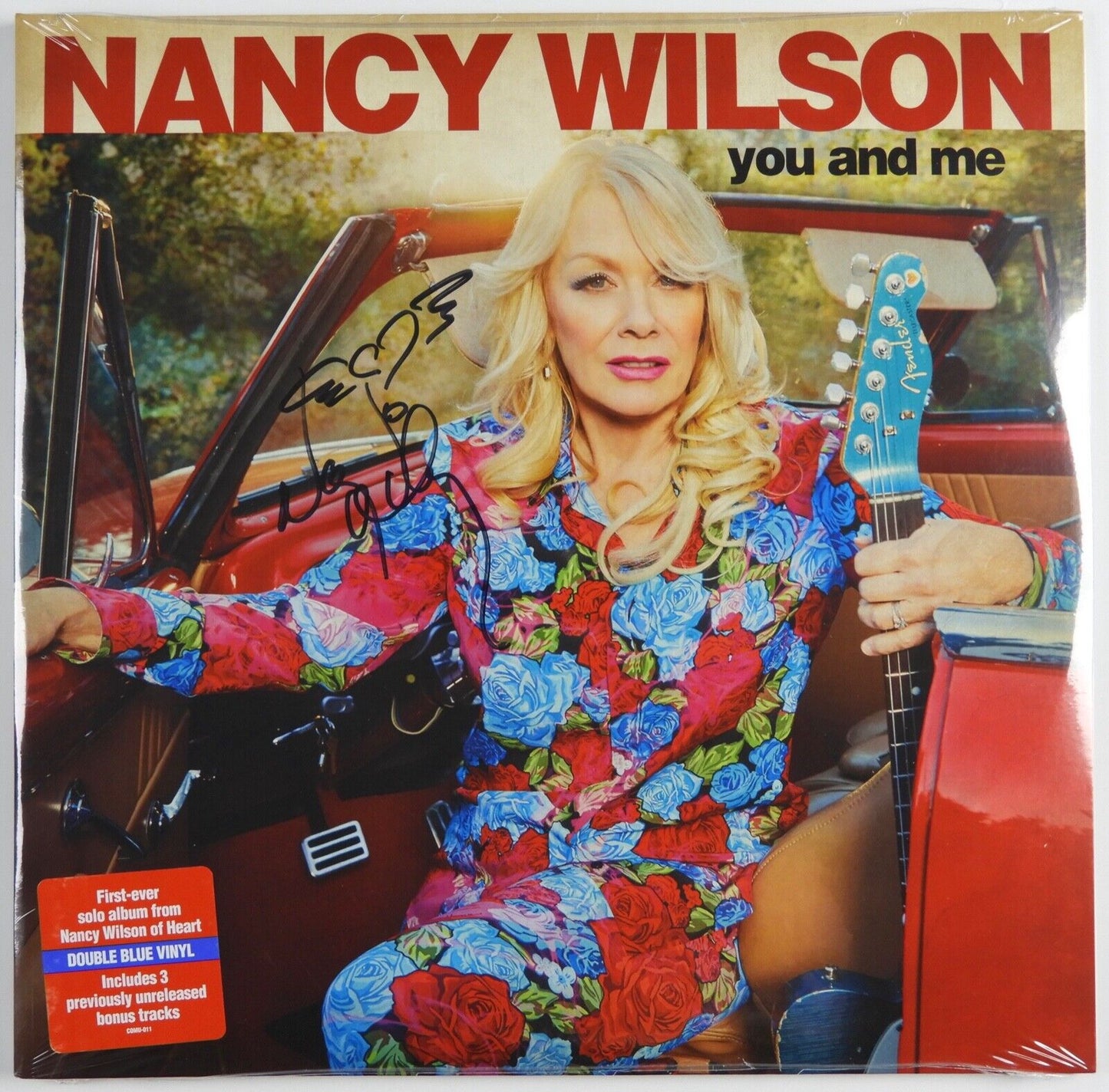 Nancy Wilson Heart Autograph Signed Record Album Sealed You And Me Blue Vinyl