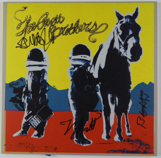 The Avett Brothers JSA Autograph Signed Album Vinyl Record Emotionalism