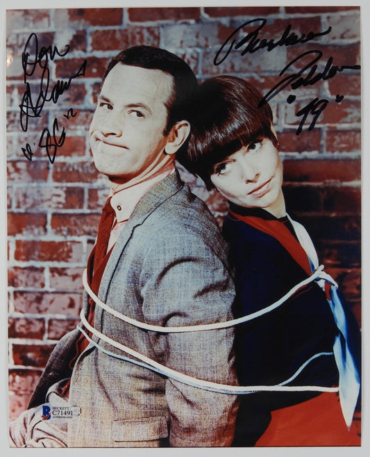 Get Smart Don Adams Barbara Feldon signed autograph 8 x 10 Beckett BAS