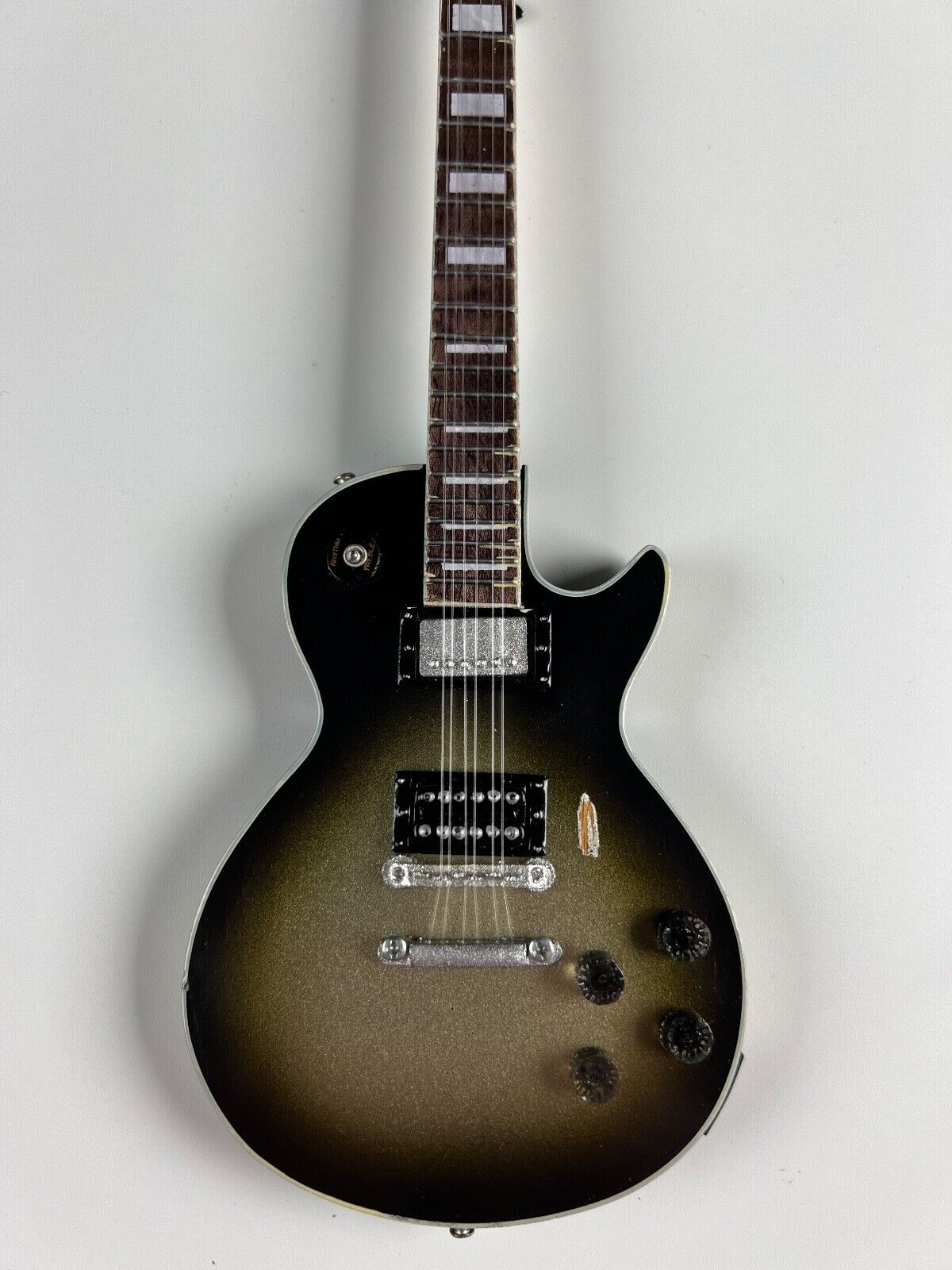 Adam Jones TOOL Autograph Signed Mini Guitar Axe Heaven 1:4 Scale Gibson