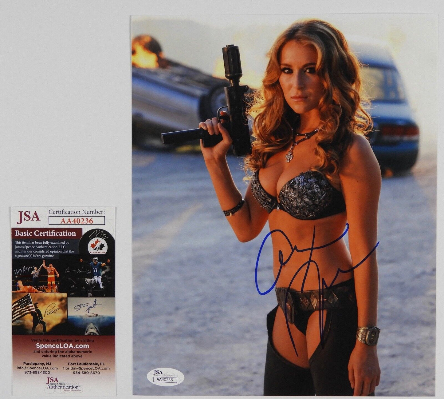 Alexa Pena Vega Machete Kills JSA signed autograph 8 x 10 Photo