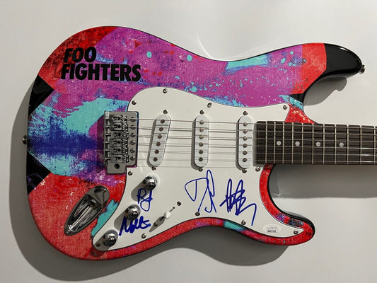 Dave Grohl Foo Fighters JSA Autograph Signed Guitar Stratocaster Nate Pat Rami