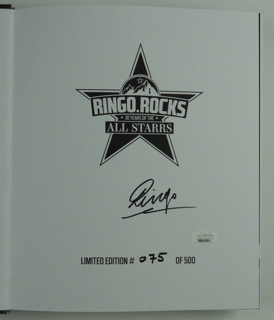 Ringo Starr The Beatles JSA Autograph Signed Book All Starrs