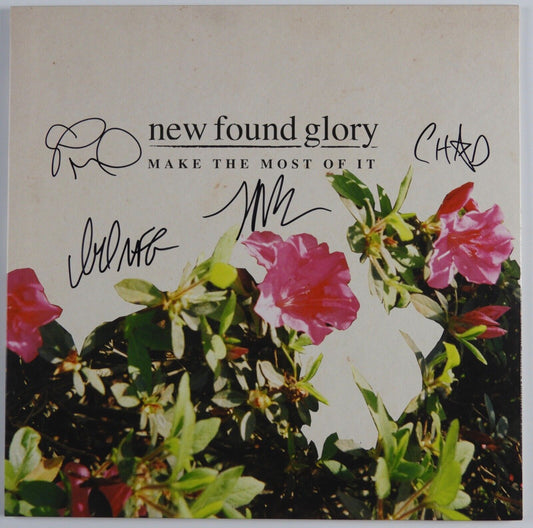 New Found Glory JSA Autograph Signed Album Record Vinyl Make The Most Of It