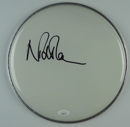 Nick Mason Pink Floyd Autograph Signed Drum Head JSA COA 10" FA LOA