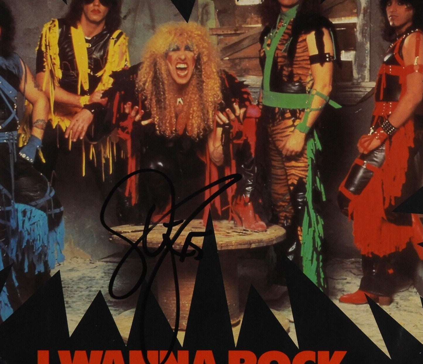 Dee Snider Twisted Sister JSA Autograph Signed Record Album 12"