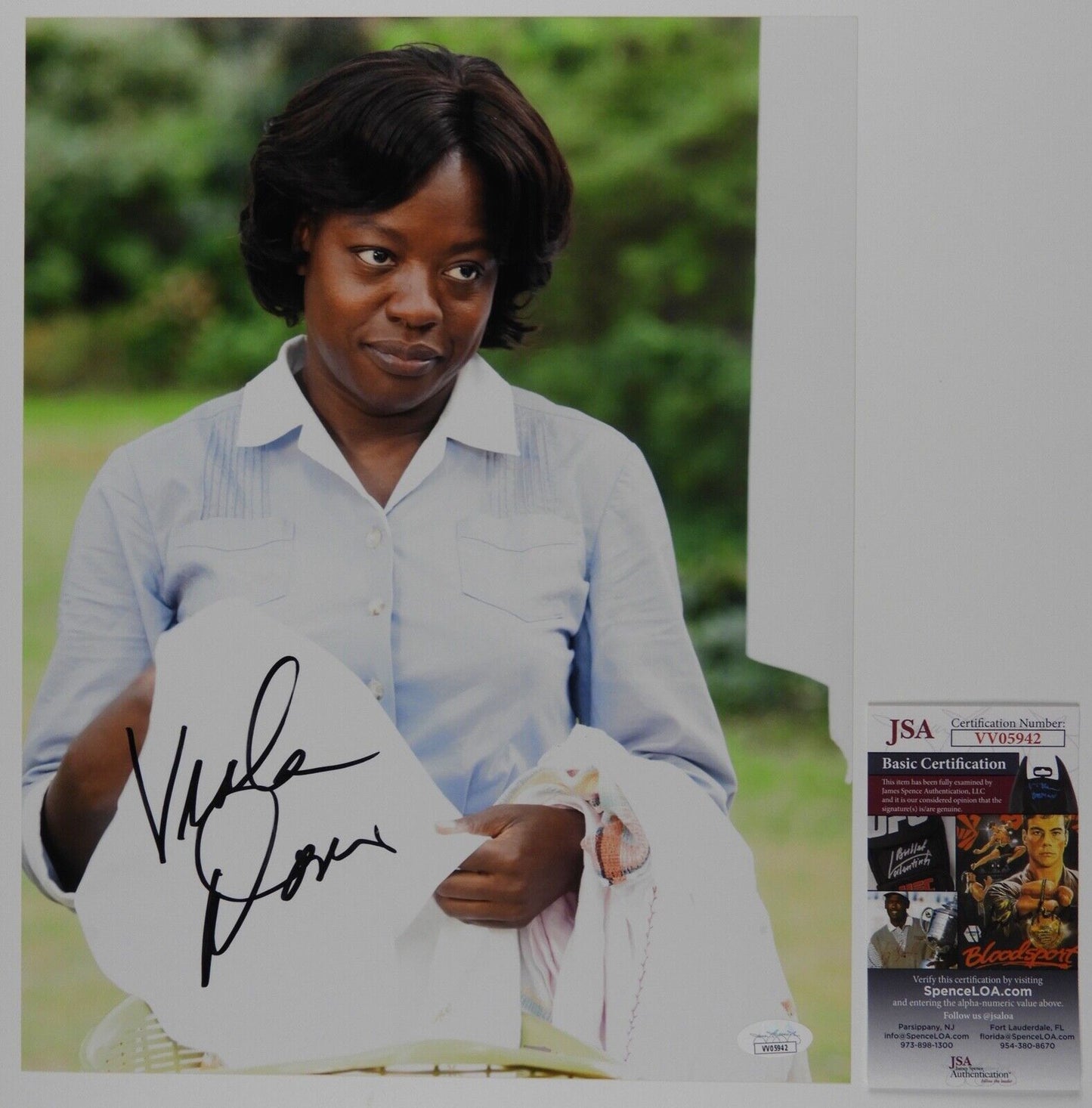 Viola Davis The Help Autograph JSA 11 x 14 Signed Photo