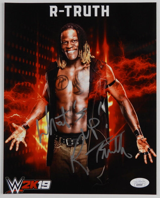 R Truth JSA Signed Autograph Photo 8 x 10 WWE