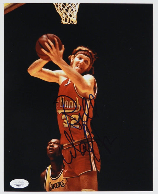 Bill Walton JSA Autograph Signed 8 x 10 photo Portland Trail Blazers Basketball