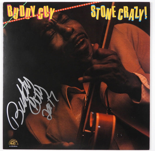 Buddy Guy Signed Autograph JSA Stone Crazy Album LP Vinyl Record