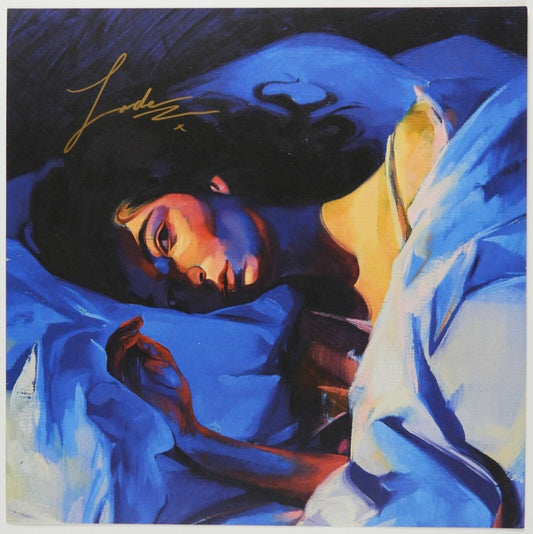 Lorde Autograph JSA Signed 12 x 12 Lithograph Solar Power