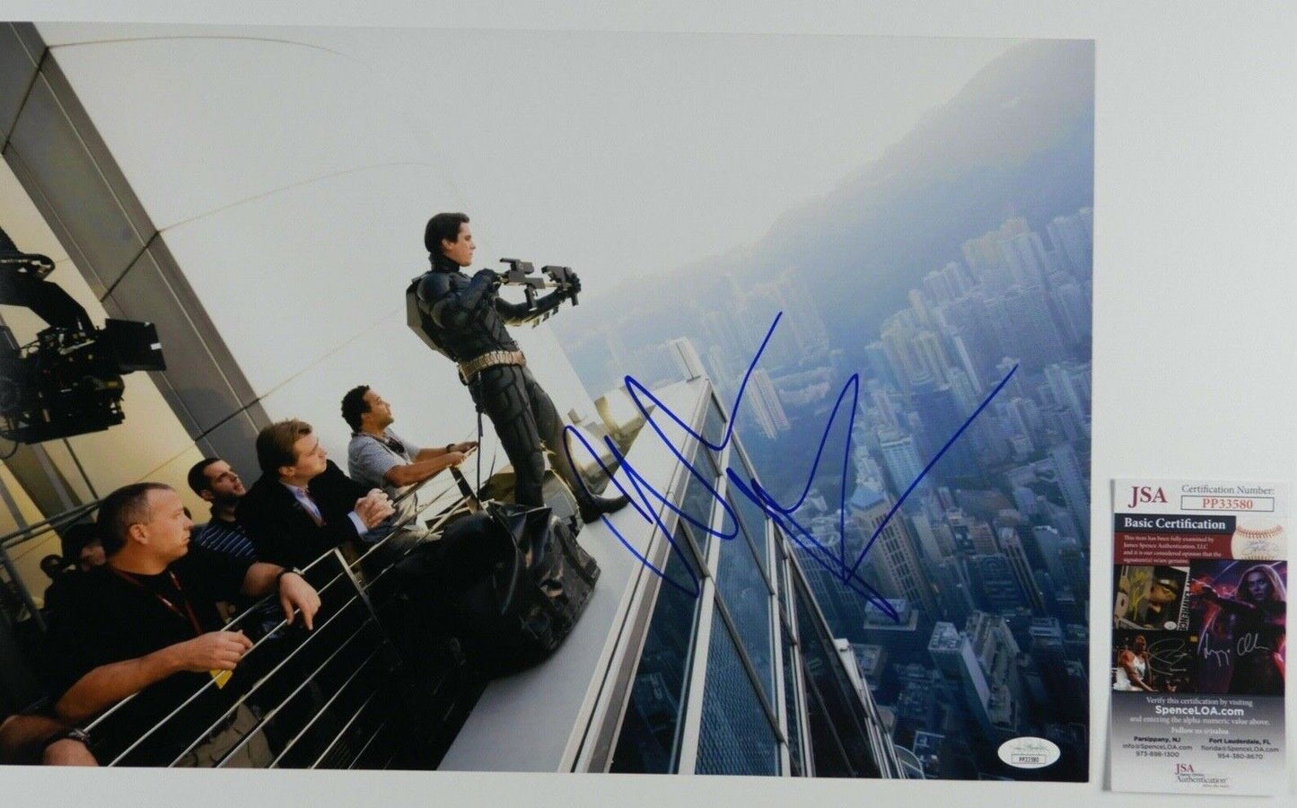 Christian Bale JSA Signed Autograph Photo Batman 12 x 18 The Dark Knight