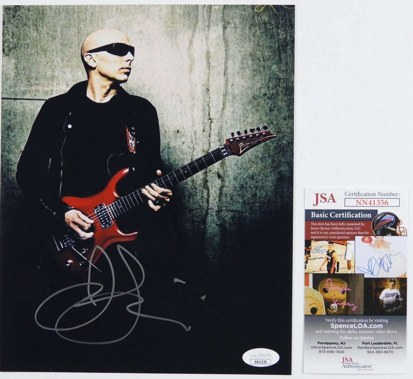 Joe Satriani JSA Signed Autograph Signed Photo