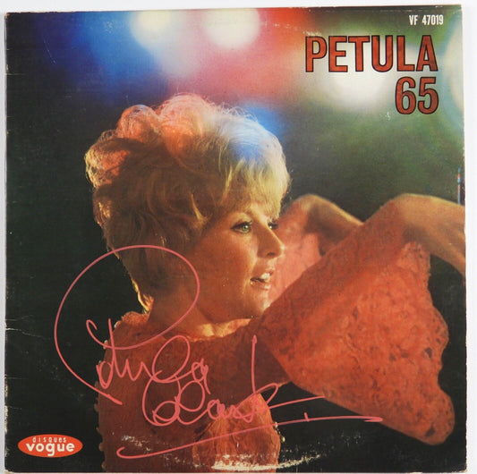 Petula Clark JSA Signed Autograph Record Vinyl Petula 65
