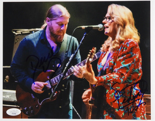 Derek Trucks Susan Tedeschi Signed Autograph JSA COA 8 x 10 photo