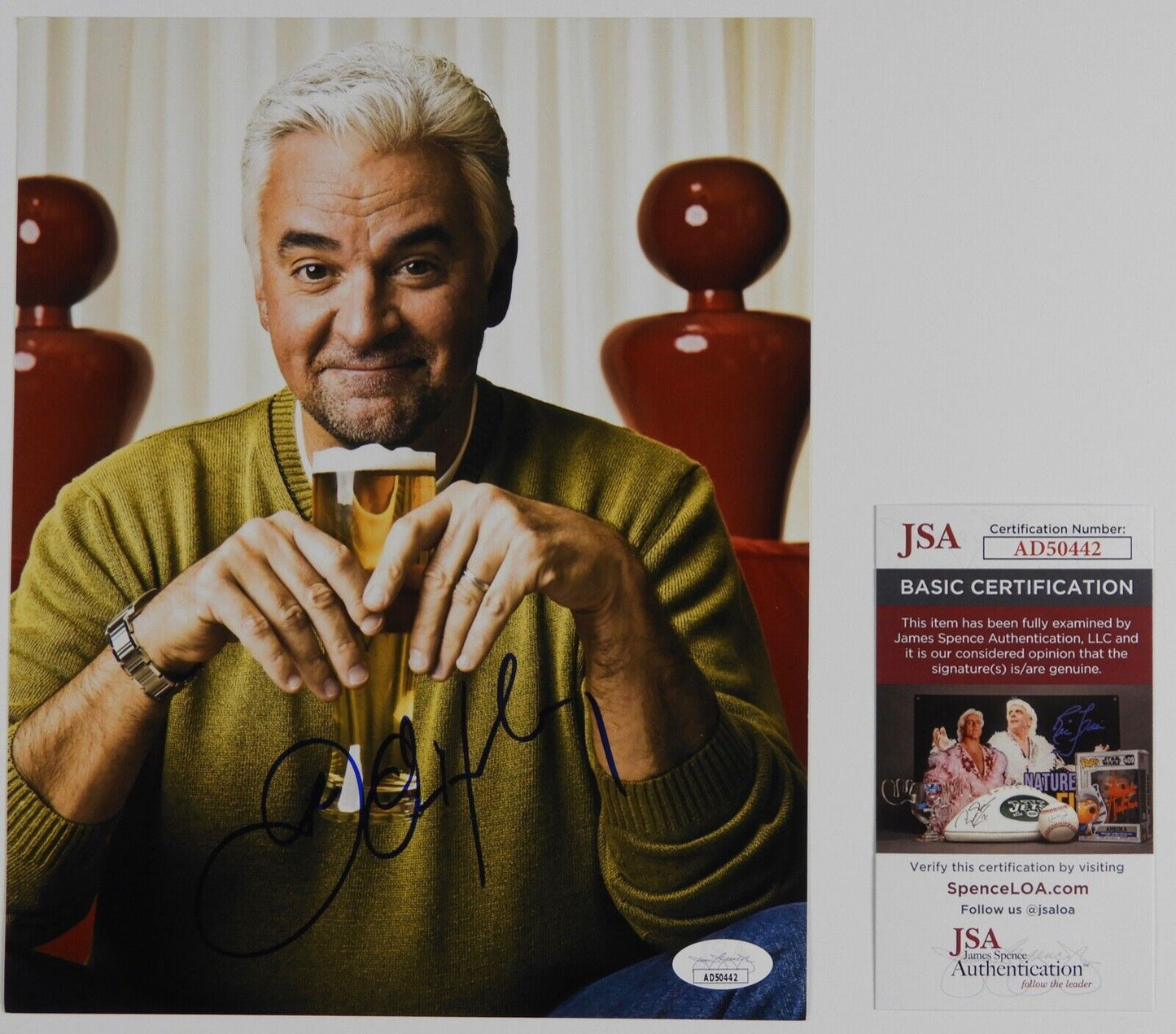 John O'Hurley JSA Autograph Signed 8 x 10 Photo Seinfeld