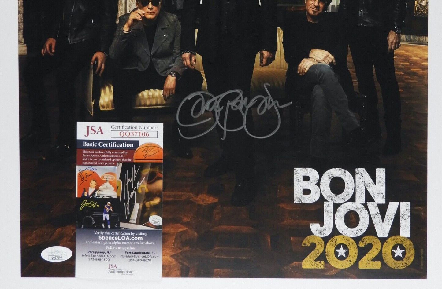 Jon Bon Jovi JSA Signed Autograph Poster Lithograph 2020 13" x 19"