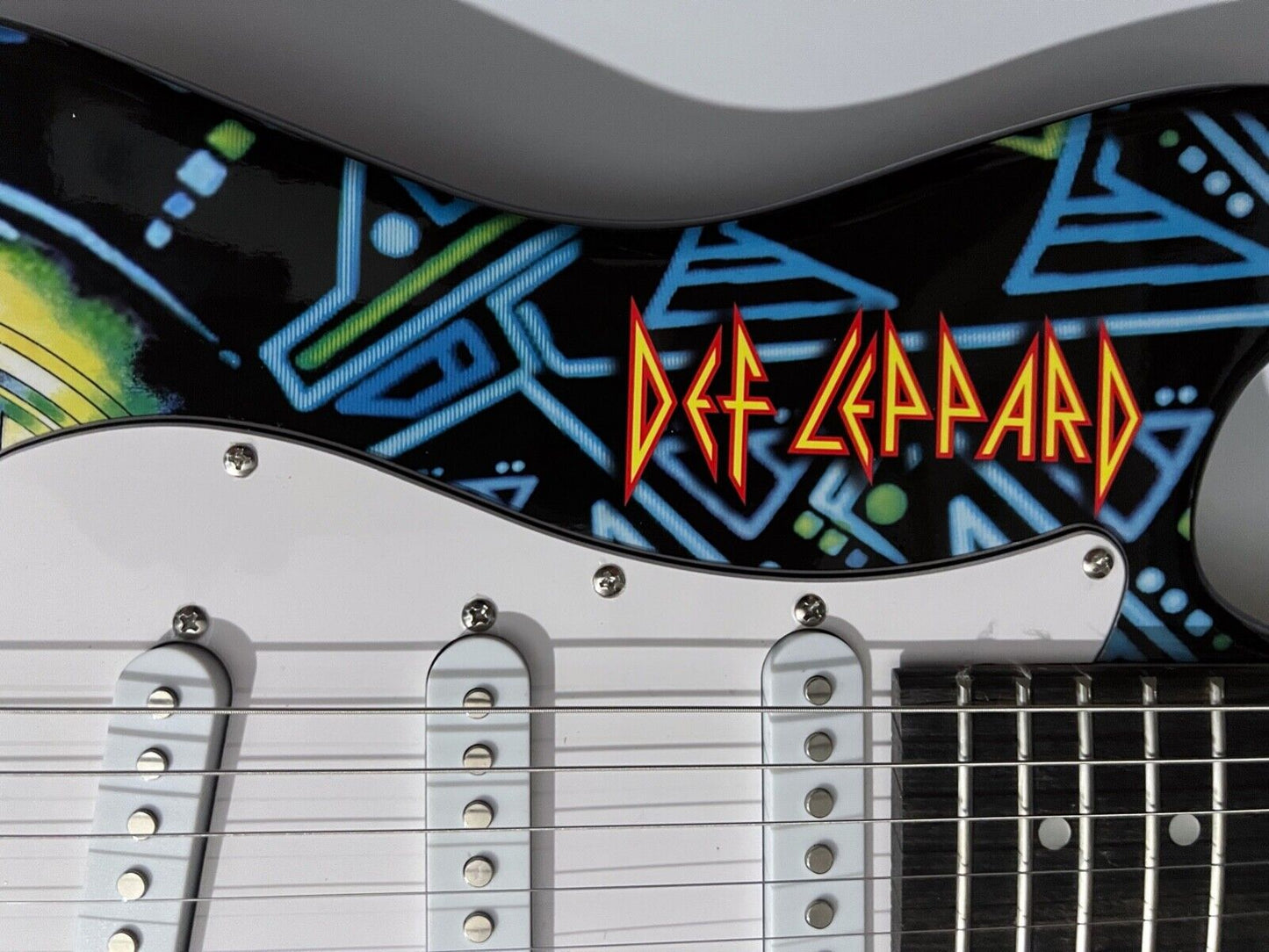 Def Leppard Hysteria Stratocaster Guitar Custom Graphics