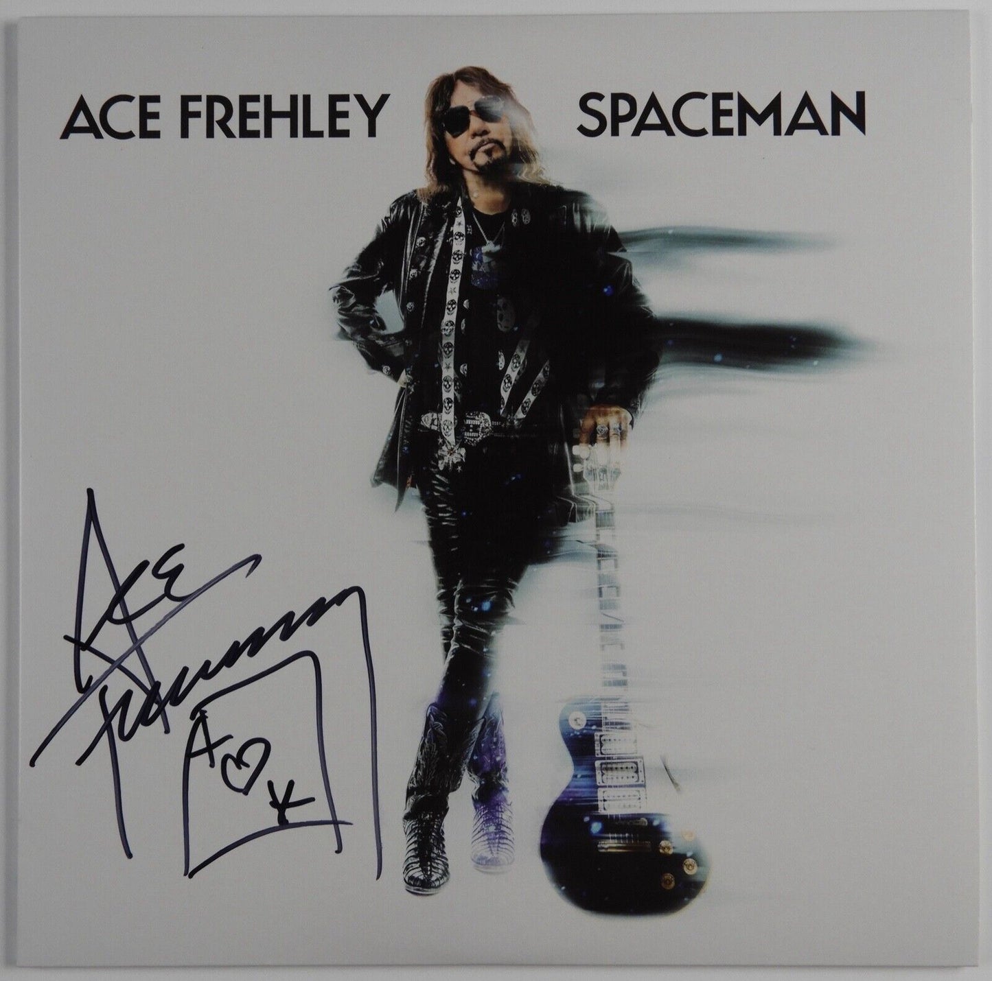 KISS JSA Ace Frehley Autograph Signed Record Album Spaceman Vinyl