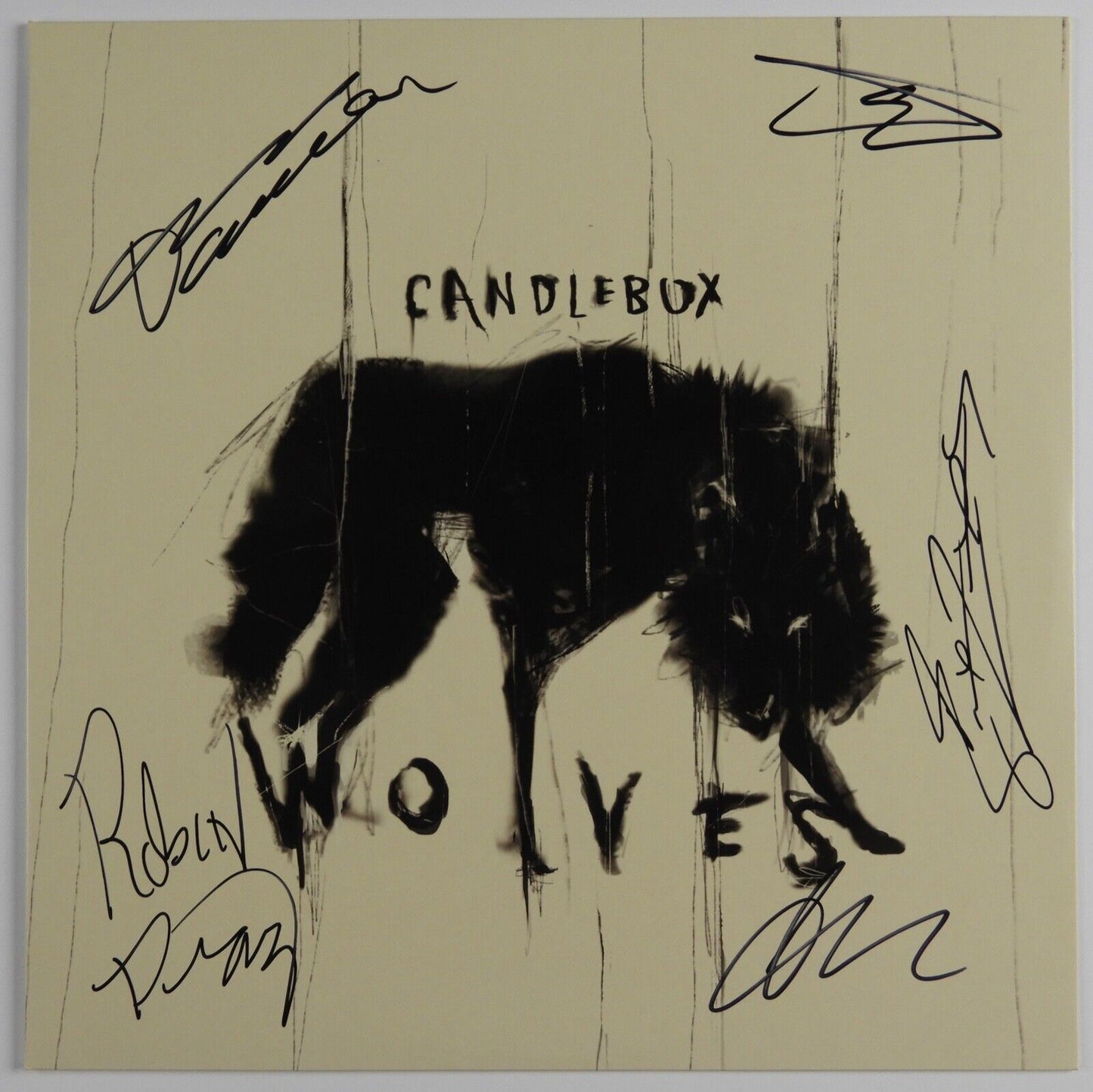 Candlebox JSA Fully Autograph Signed Record Album Vinyl Wolves
