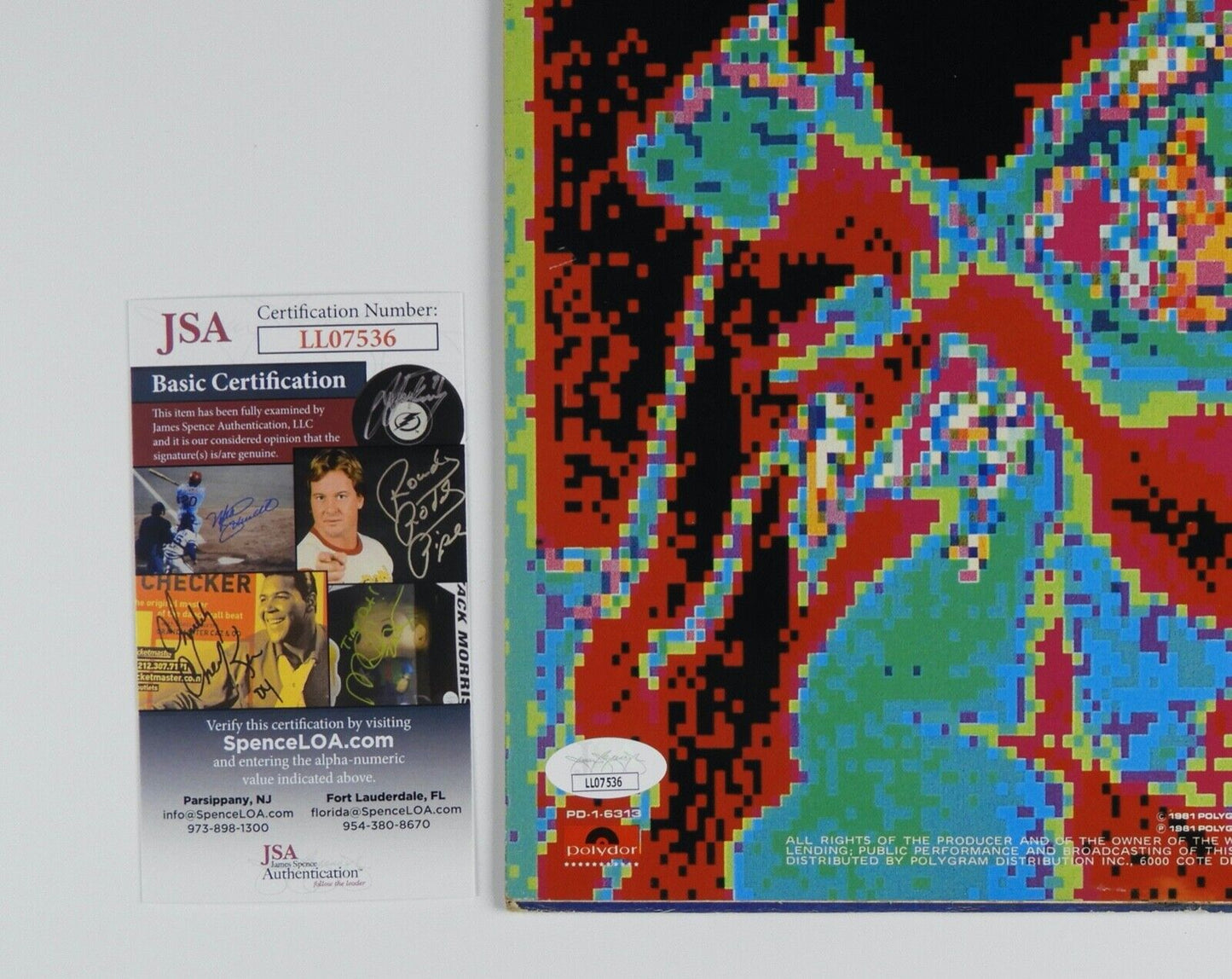 Pat Travers JSA Signed Autograph Album Vinyl Record Radio Active