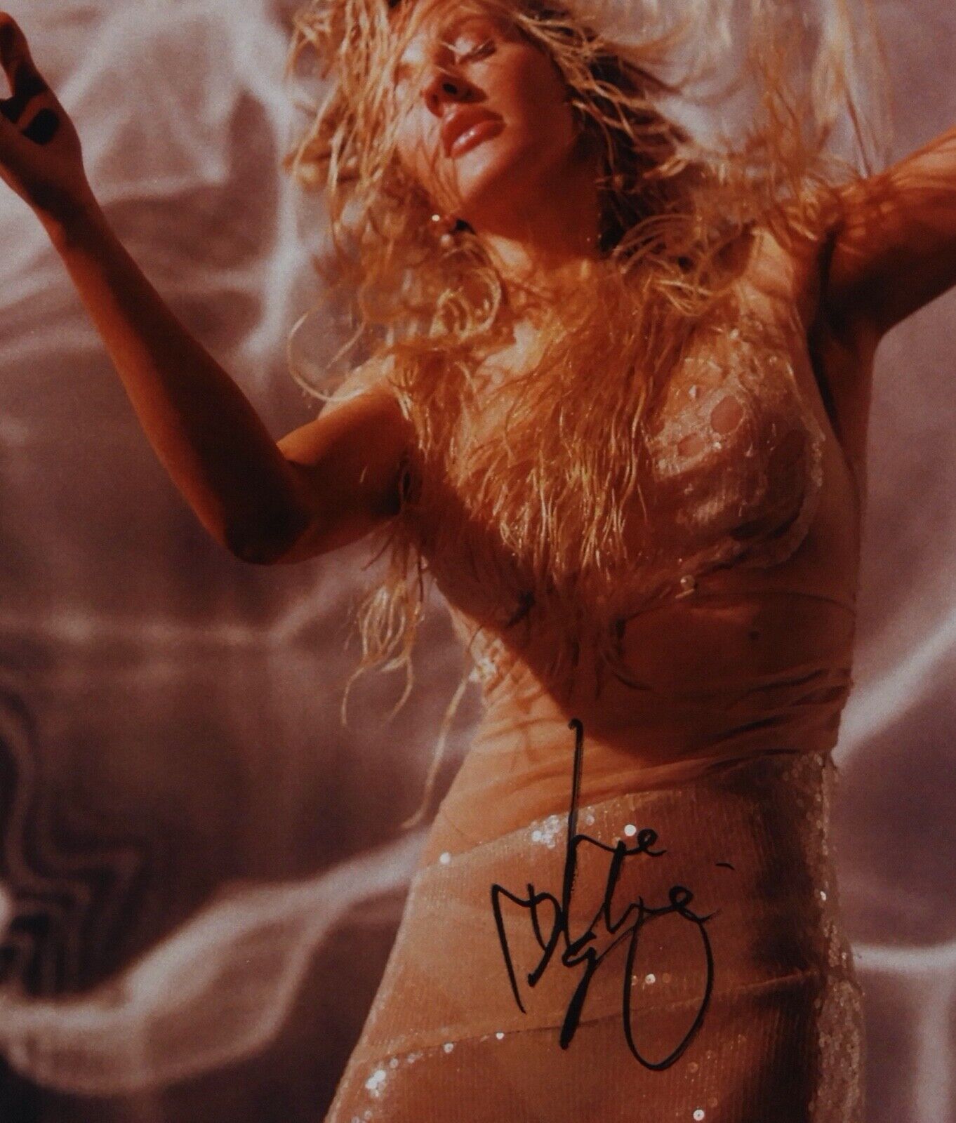 ELLIE GOULDING JSA BRIGHTEST BLUE LIMITED RECORD AUTOGRAPH SIGNED ART CARD